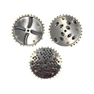 Gemco Set of 3 Replacement Blades for Manual Food Processor Fast Shipping